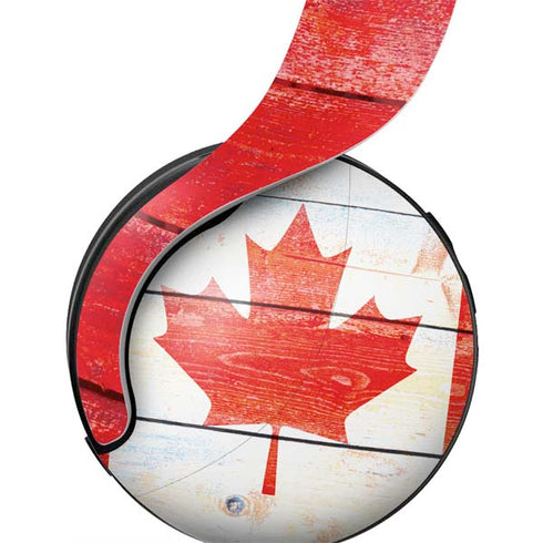 Canada Flag Light Wood PULSE 3D Wireless Headset for PS5 Skin